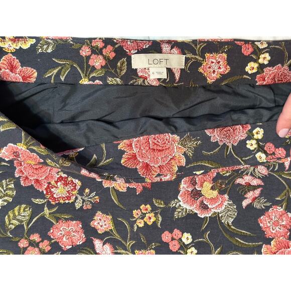 Loft Embroidered Floral Skirt - Picture 4 of 4